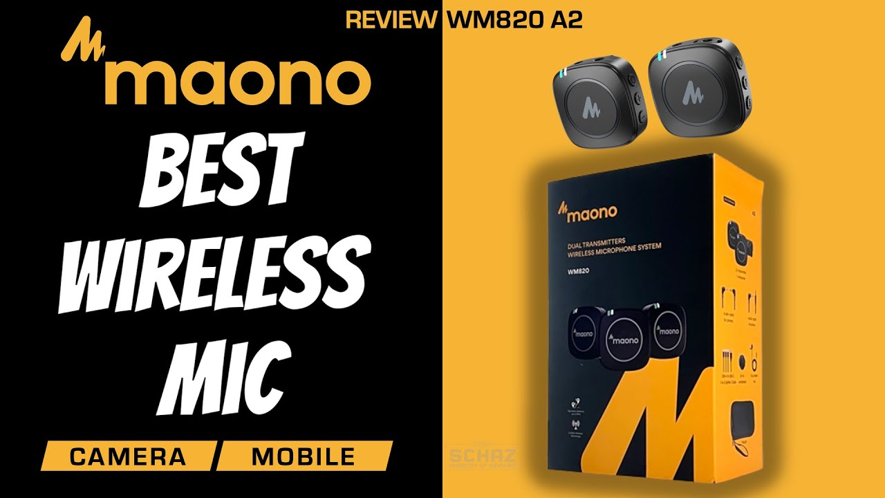 Maono Wireless Mic WM820 A2 - 2023 🌟 UNBOXING REVIEW - YouTube