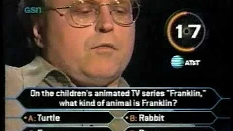 Steve Fayne on Who Wants to be a Millionaire zero ...
