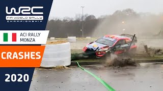 WRC - ACI Rally Monza 2020: CRASH compilation