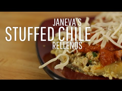 Janeva's Stuffed Chile Rellenos