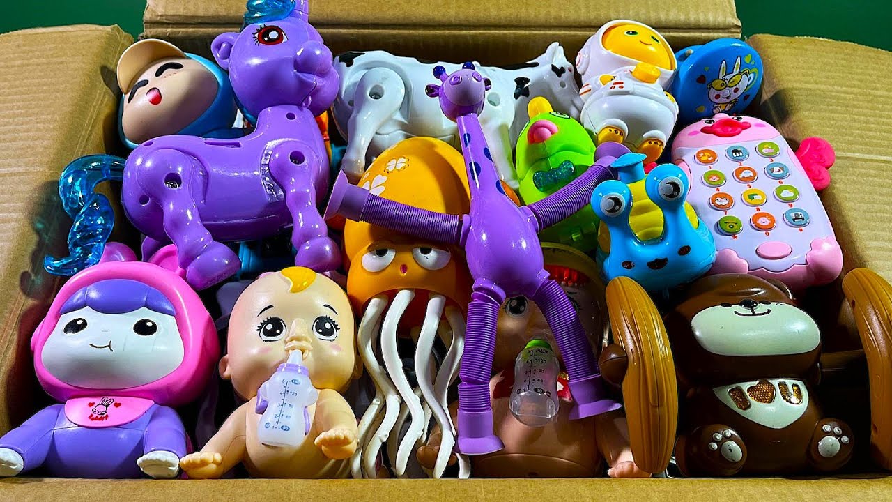 6.40 Minutes Satisfying with Unboxing Cute Princess House ＆ Swing Slide Collection Toys Review|ASMR