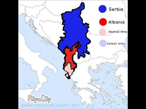 Serb-Albanian war | 🇷🇸(🇽🇰)🇦🇱 #fypシ゚viral #serbia #albania