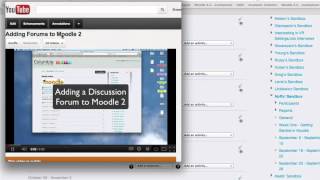 Sharing YouTube Videos in Moodle 2