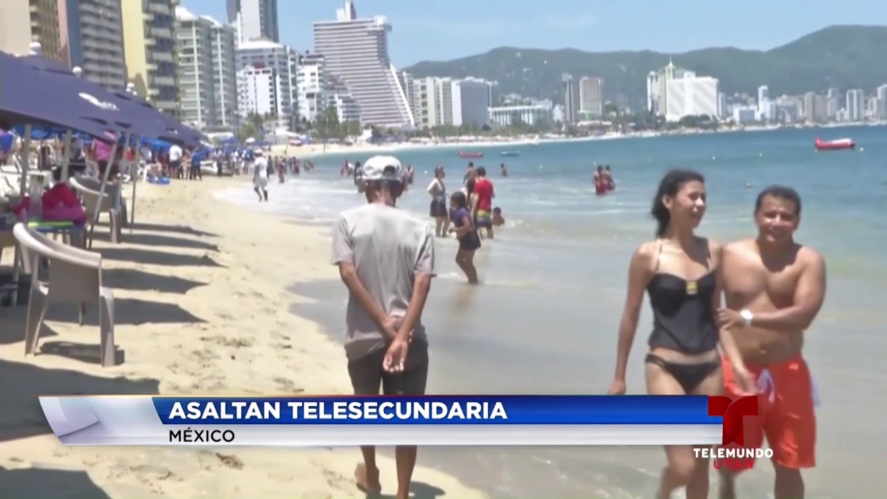 Asaltan con palos y ganchos a una telesecundaria en Acapulco