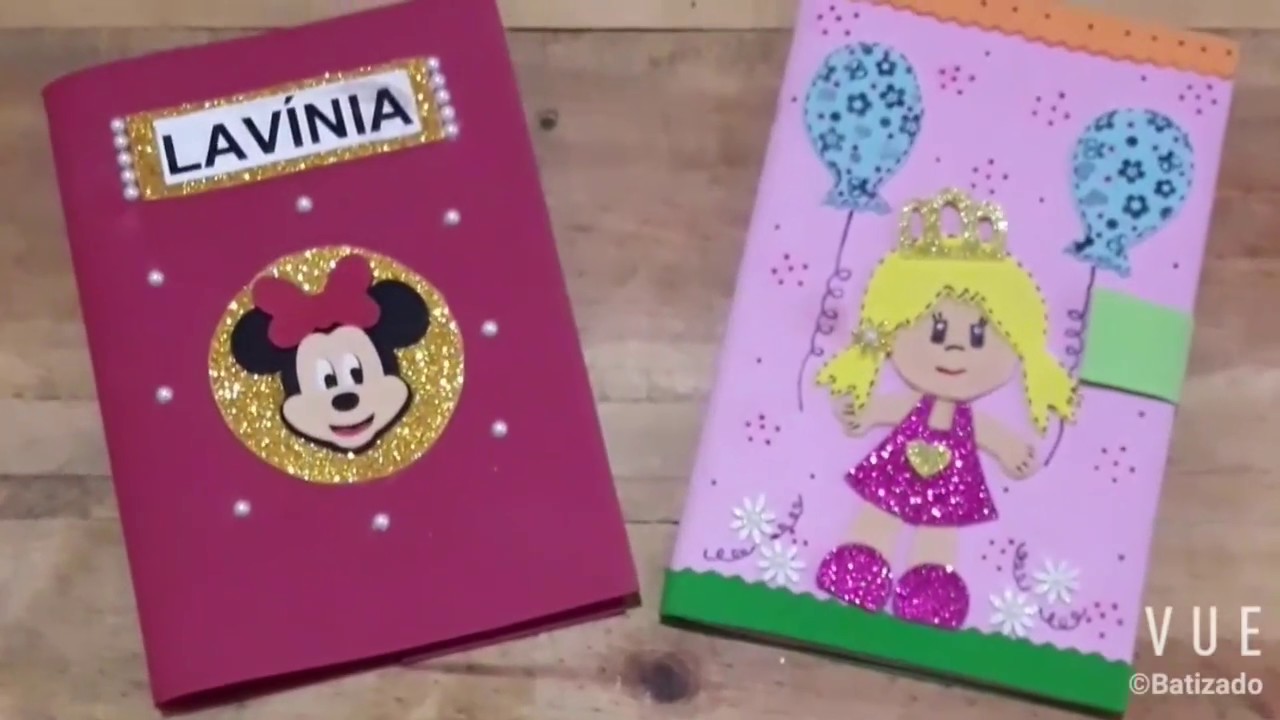 DIY: Capa para caderneta de vacina de eva