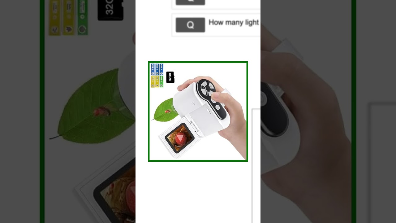 Microscope for Kids - 1000X Portable Kids Microscope Handheld Microscope | Telescope and Microscope