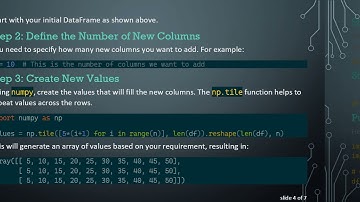 Creating New Columns in a Pandas DataFrame Using List-Comprehension