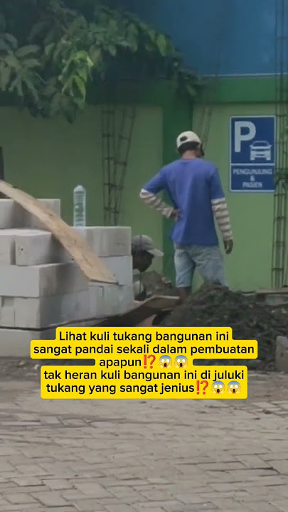 kuli bangunan jenius⁉️😱😱 #shortvideo #shorts #short