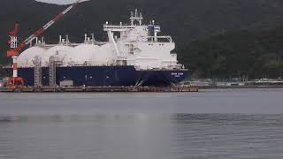 由良湾りゅう型入港