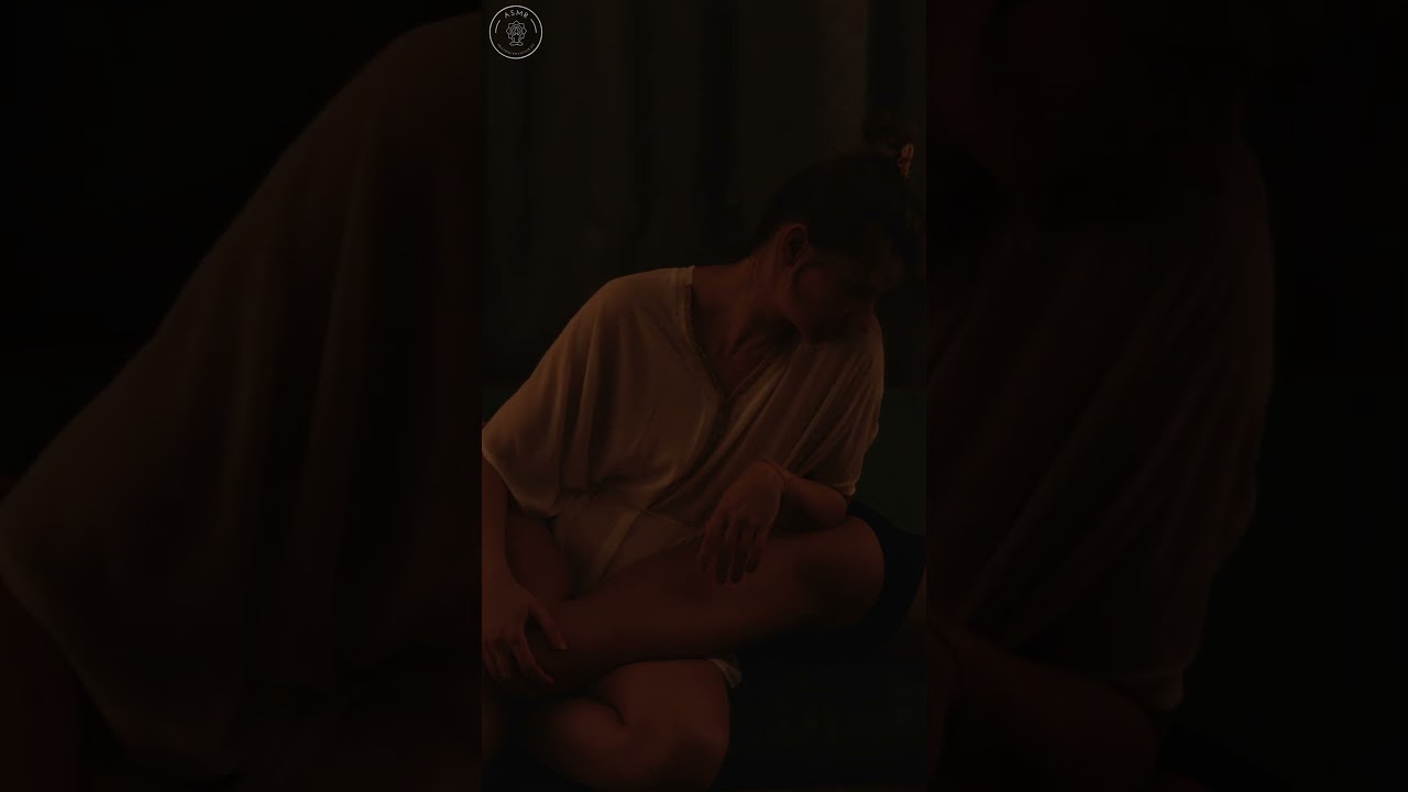 🌙 ASMR Thai Massage by Annette | Relaxing Firelight & Cozy Sounds 🌙