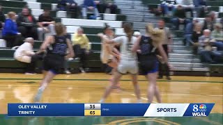 Trinity girls' basketball team advances to district title game with 65-35 blowout win