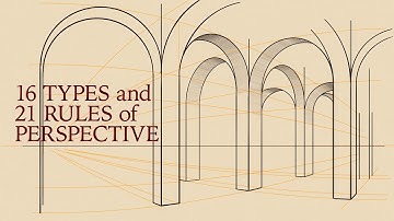 Drawing Tutorial: 21 Rules and 16 Types of Perspective