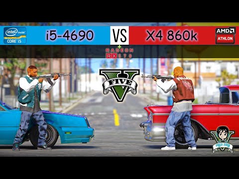 GTA V Benchmark - I5 4690 Vs X4 860K