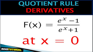 Quotient Rule for Derivatives