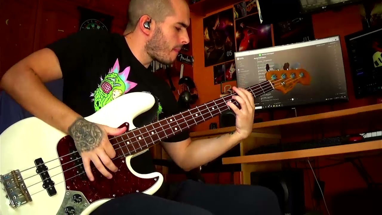 RHCP - Get Up and Jump (Bass Cover)