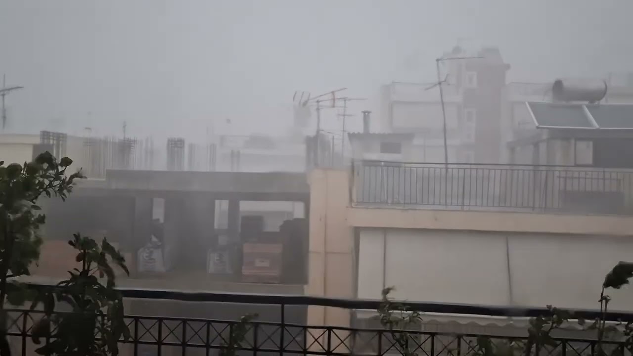 Πρωτοφανής καταιγίδα στο Ίλιον Αττικής - 24 Ιουλίου 2026