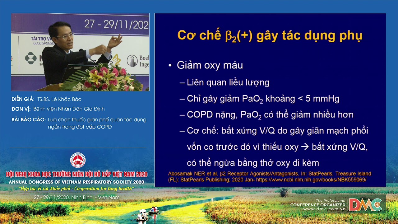 Lưa chọn thuốc giãn phế quãn tác dụng ngắn trong đợt cấp COPD