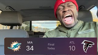 AN ENRAGED ATLANTA FALCONS FAN’S REACTION TO EMBARRASSING LOSS TO MIAMI DOLPHINS!!!