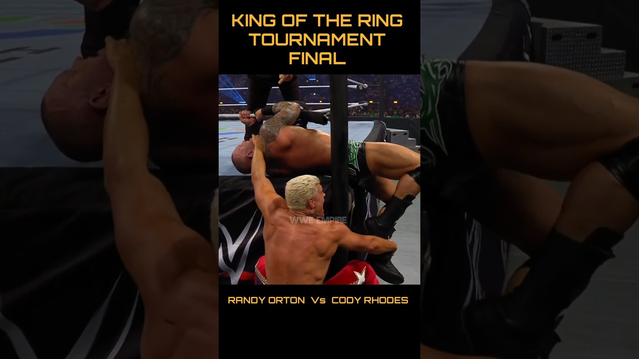 King Of The Ring Tournament Final... Randy Orton Vs Cody Rhodes... 