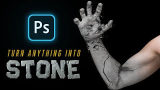 How To Easily Turn Anything Into Stone In Photoshop | Photoshop Tutorial