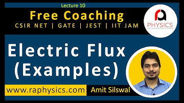 Electric Flux Examples | Electrostatics | NET PHYSICS | GATE | JEST| IIT JAM | Lec - 10