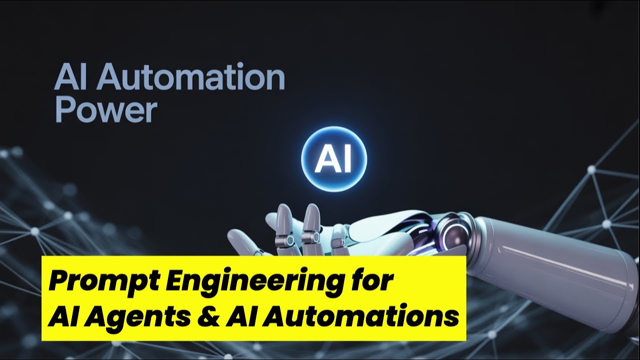 [AI Automation Course] #6. Prompt Engineering for AI Agents AI ...