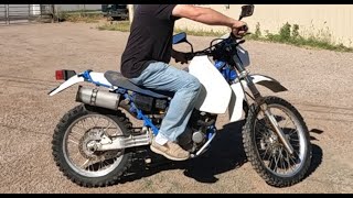 Abandoned Dirt Bike Revival, The Wrong Way.  Suzuki DR 350 SE Dual Sport Tinkering