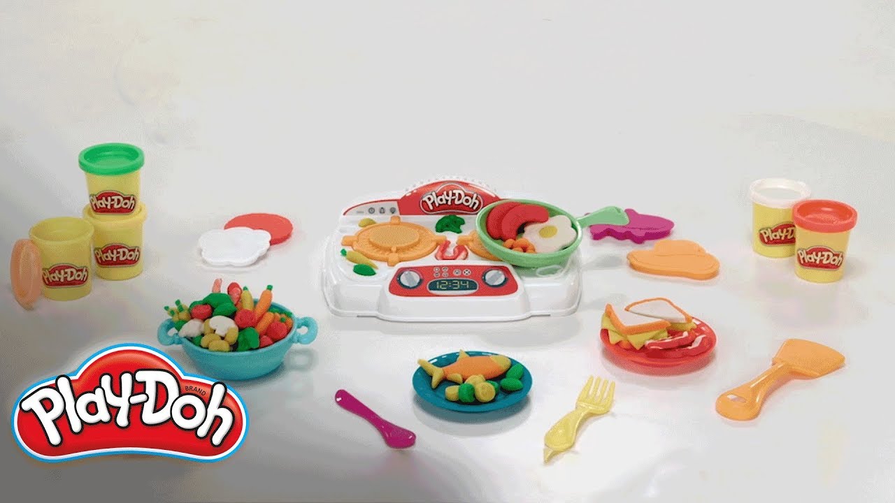 Play-Doh Japan - こむぎねんどプレイ・ドー　NEW!キッチンシリーズ　シズリングコンロ遊び方ビデオ
