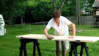 Bathroom Door Replacement - Beveling Edge to Eliminate Binding