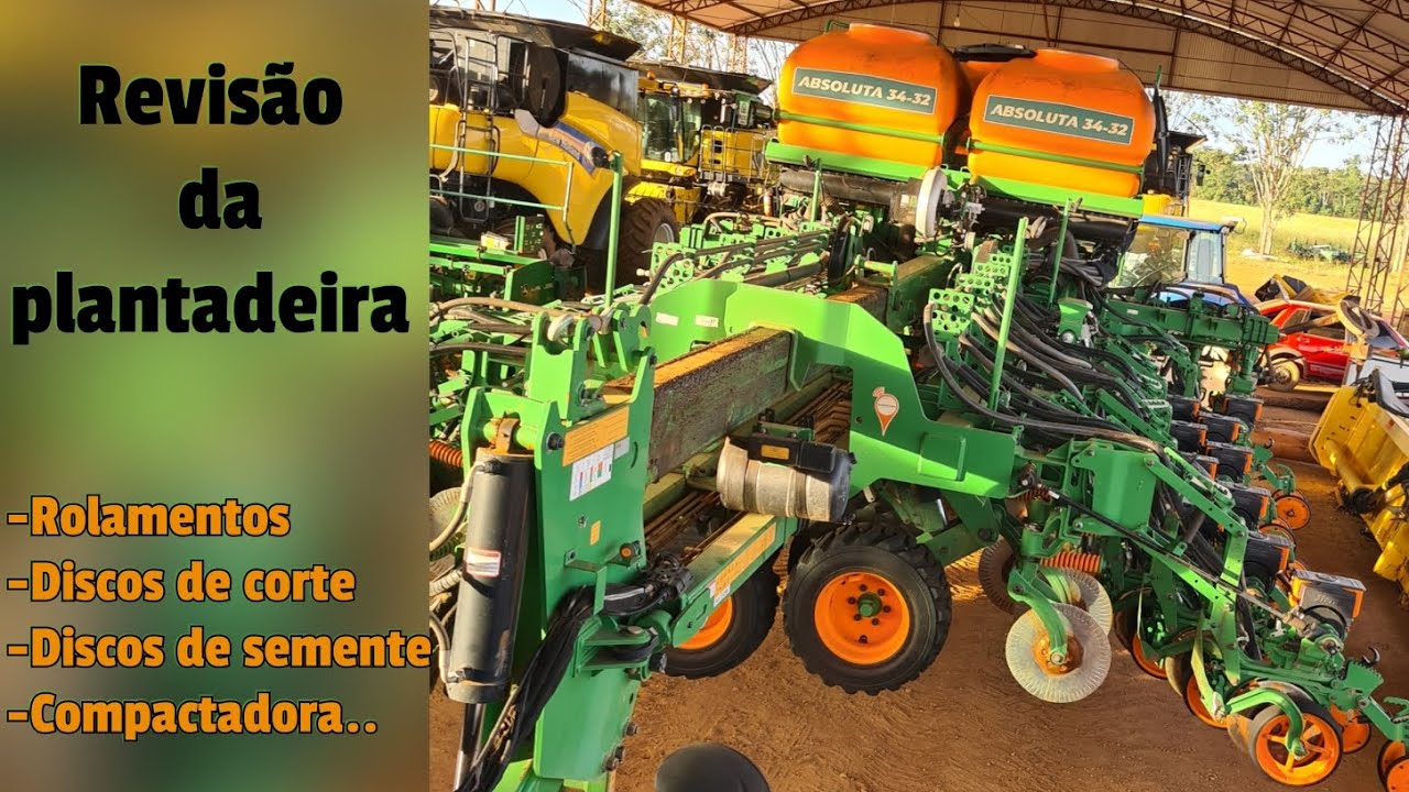 Revisão da plantadeira. Começando a montagem.