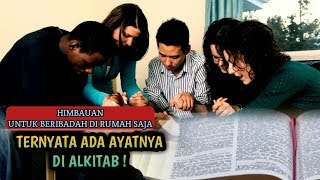 Himbauan Untuk Beribadah Di Rumah Saja Ternyata Ada Ayatnya Di Alkitab