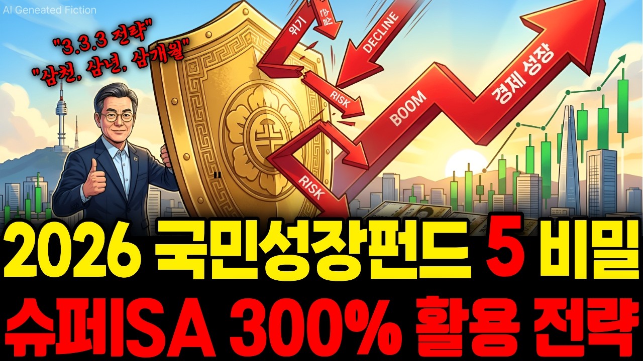 정부가 150조 걸고 만든 펀드. 세금 40% 돌려 받는 구조. 연봉별 계산 해봤습니다 [AI 콘텐츠]
