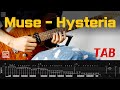 [TAB] Muse - Hysteria │Guitar cover