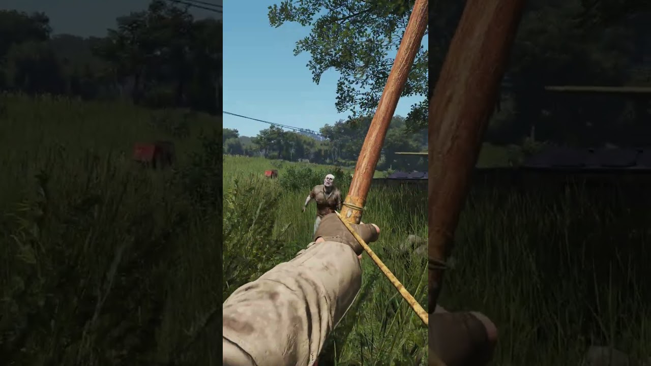 SCUM - A player tried to kill me from behind...