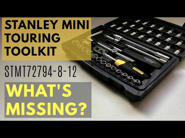 STANLEY MINI TOOLKIT FOR TOURING  STANLEY STMT72794-8-12 1/4 Drive Metric  Socket Set review 