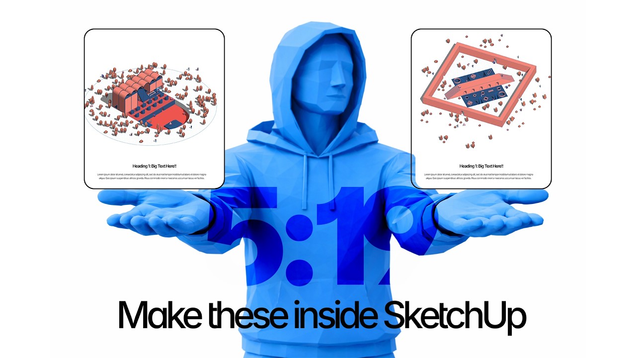 Illustrations inside Sketchup!!!