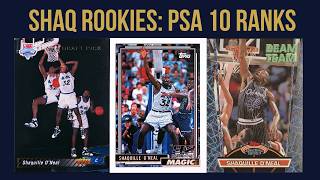 Shaquille O'Neal Rookie Cards Top 10 PSA 10 Gem Rate Rankings