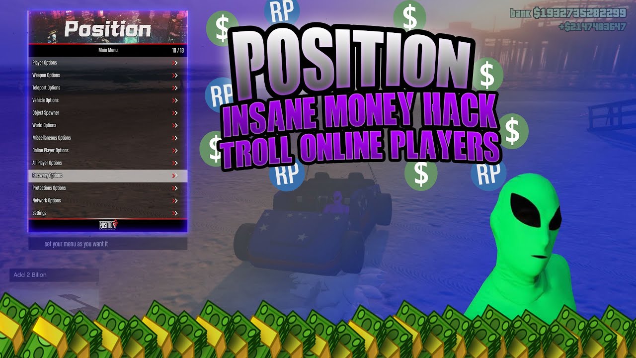 GTA 5 ONLINE MODMENU POSITION 1.50[CASINO HEIST][UNDETECTED][TROLLING ...