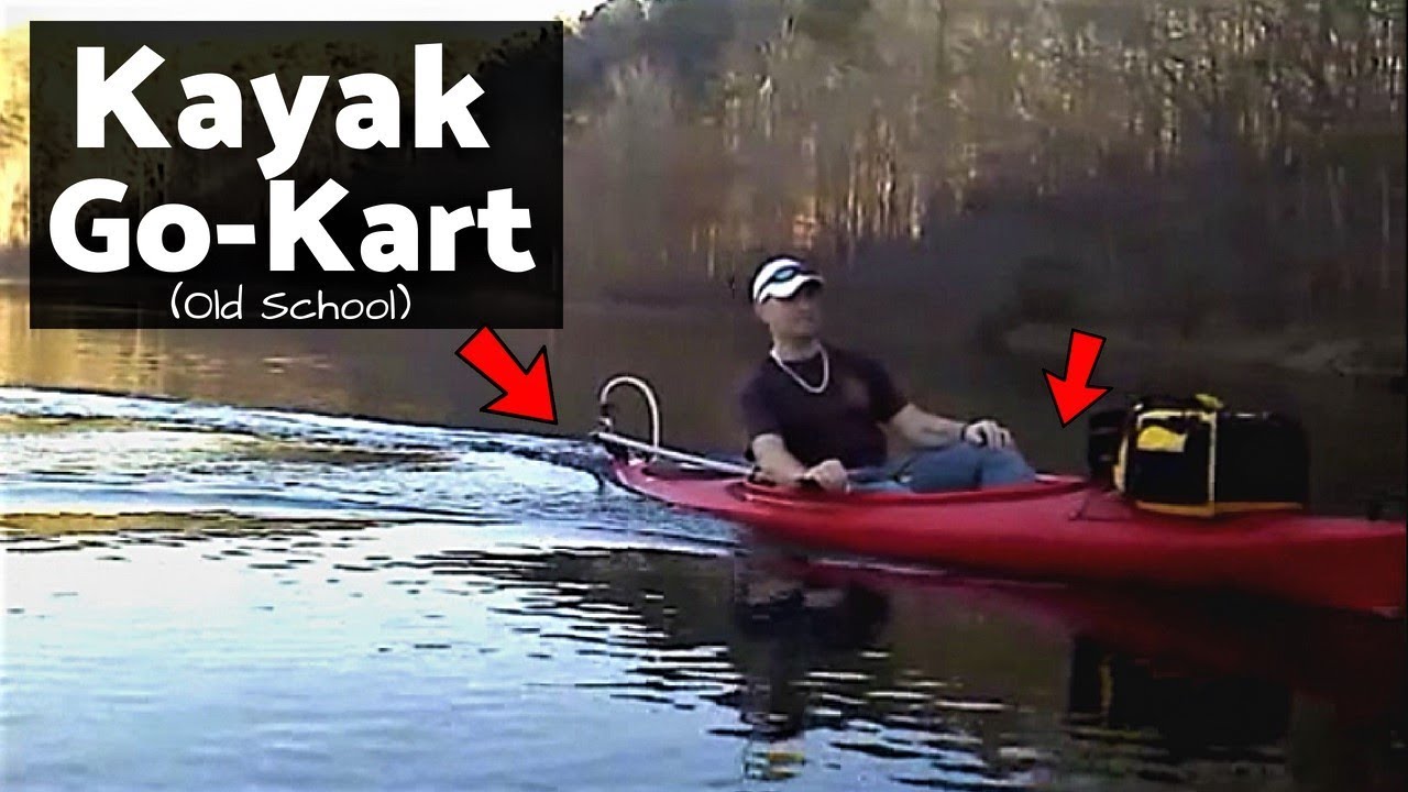 Kayak Go-Kart / My Old School DIY Kayak Motor Build! - YouTube