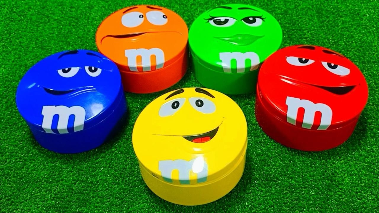 Minutes Satisfying with Unpacking Yummy Paw Patrol and Delicious M&M'S Candy From Funny Tins ASMR