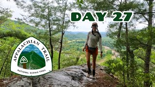 Day 27 | breezy hiking out of Hot Springs | Appalachian Trail Thru Hike 2026