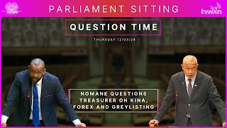 Parliament Sitting | Question Time | Thursday 12th March 2026