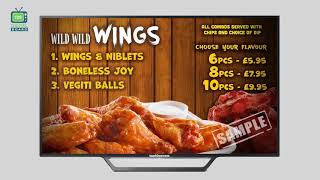 Foodhub – Digital Menu Board For Takeaways | Demo 5