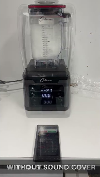 Reduce the noise of your blender by 40%? No problem with the 𝐎𝐩𝐭𝐢𝐦𝐮𝐦 𝟗𝟒𝟎𝟎𝐗 sound cover!