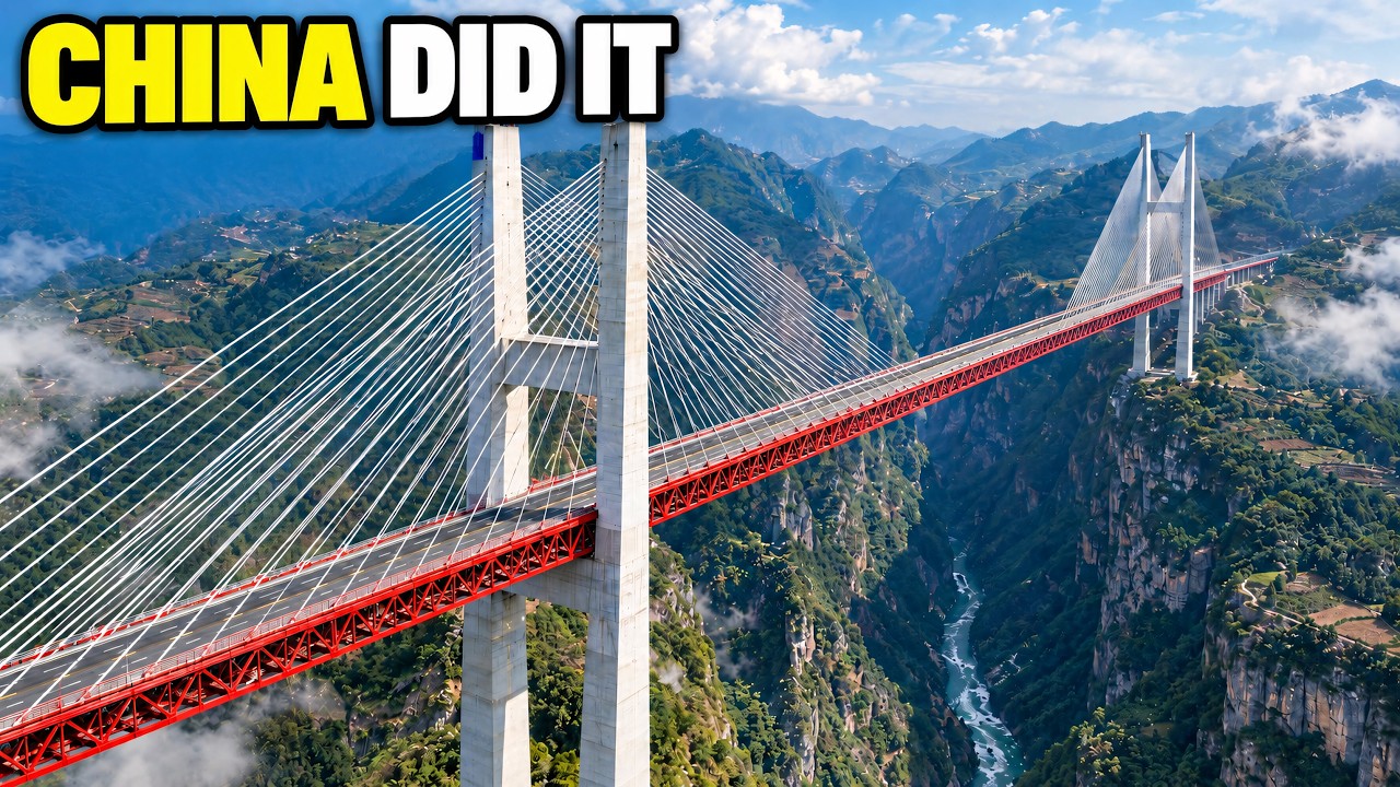 How China Built a Record-Breaking Bridge Over a 565m Abyss – Duge ...