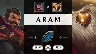 ARAM Match: Graves vs Bard - KR server Patch 26.07