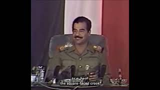 صدام حسين مع خميني دجال