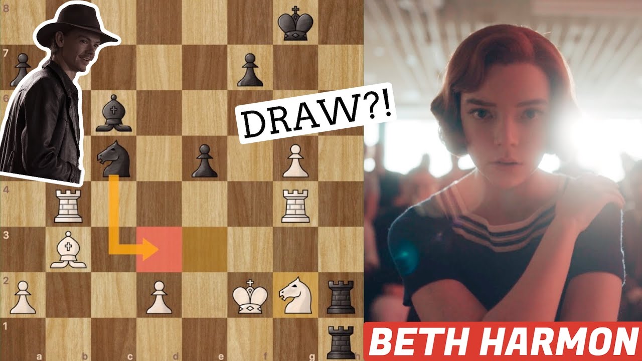 Beth Harmon misses a draw against Benny Watts!