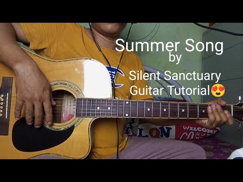 Summer Song Silent Sanctuary Guitar Tutorial w/ Intro 😍😍😍