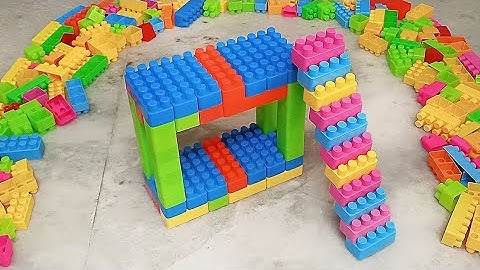 Satisfying DIY Bunk bed/ASMR Building Blocks/block game Lego block #asmr#asmrsounds#buildingblocks